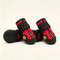 Waterproof Dog Shoes for Large Dogs, Non-Slip Dog Boots with Adjustable Velcro for Outdoor Walking and Night Use