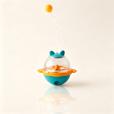 Tumbler Treat‑Dispensing Puzzle Pet Toy, Interactive Slow Feeder Ball for Dogs & Cats, IQ Enrichment Mental Stimulation Play Toy