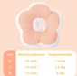 Soft Cat Recovery Collar, Flower-Shaped Adjustable Elizabethan Cone for After Surgery and Wound Healing