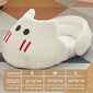 Cute Semi-Enclosed Cat Nest Bed, All Season Soft Plush Pet Mat for Cats & Small Dogs
